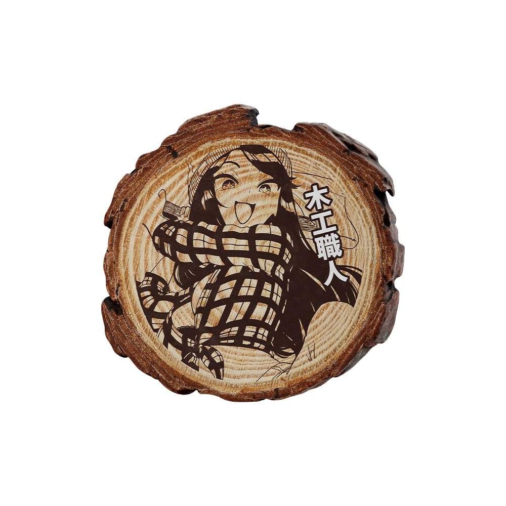 Morning Wood: Double Sided Coaster